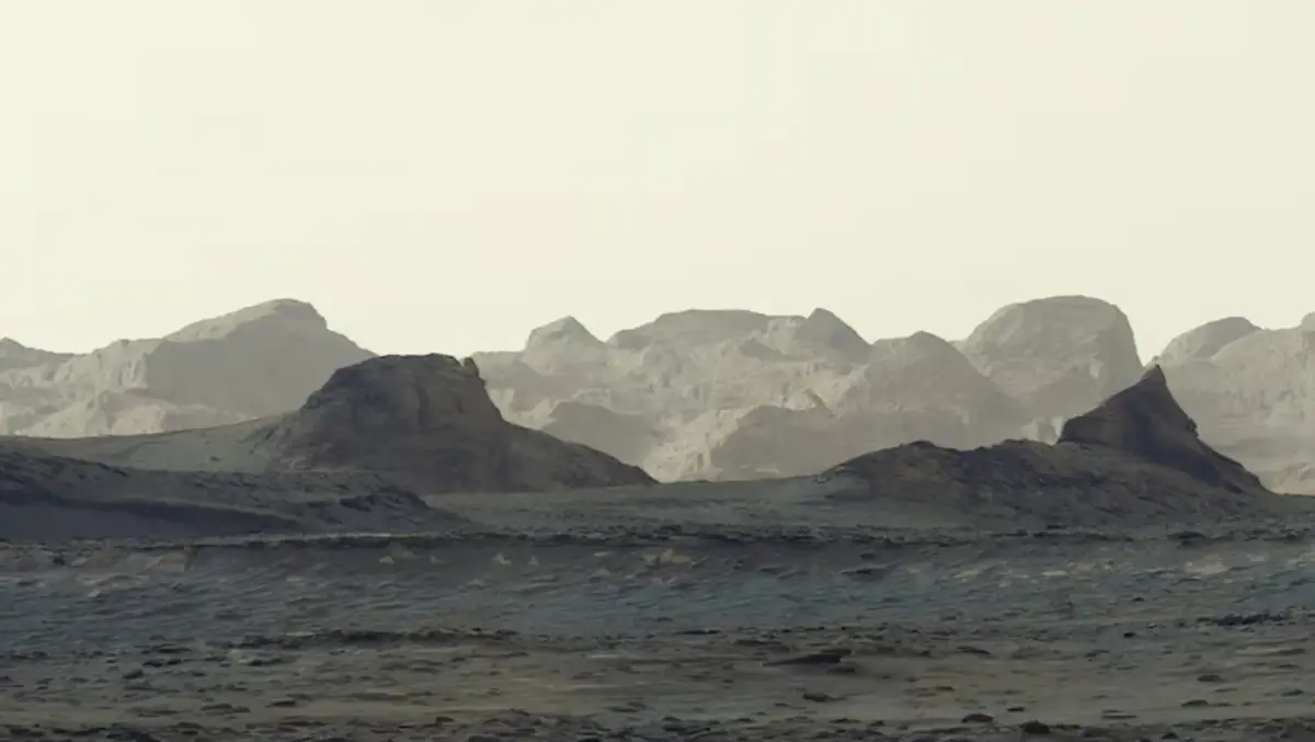 NASA rover takes striking image of dawn's early light on Mars